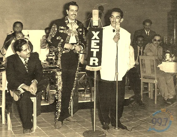 Agrupación musical de la estación en sus primeros años